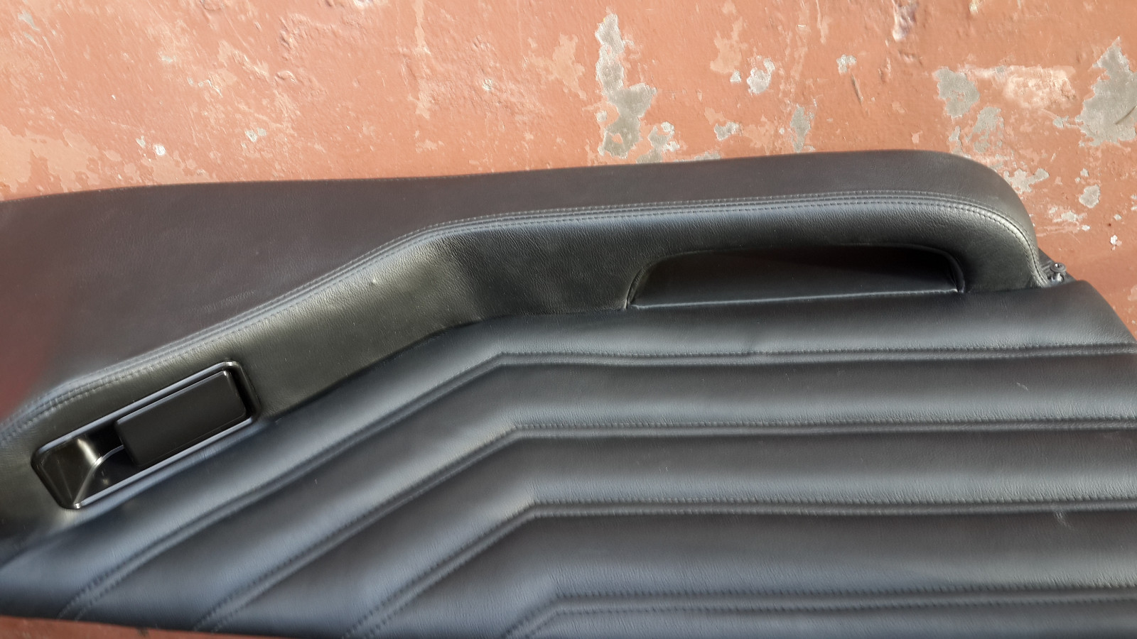 Lamborghini Diablo Interior Door Handle, Metal, Black Powder Coated For Replicas