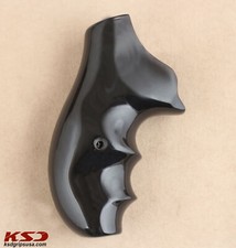 KSD Brand Ruger SP101 Compatible Black Acrylic Grips