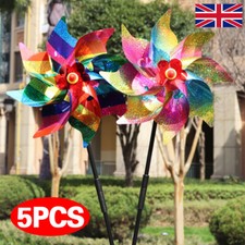 5/10X Bird Repellent Reflective Bird Scarer Windmill High Reflection Pinwheels