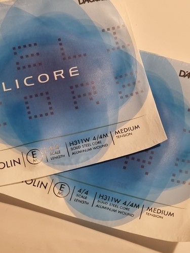 D'Addario Helicore Violin H311W E String ONLY(not set) sol.steel/aluminium wd4/4 - Picture 3 of 9
