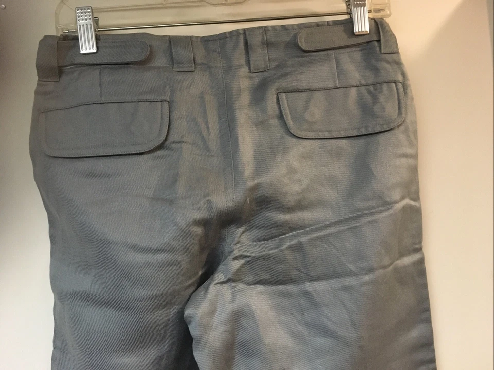 Men’s Dress Pants ANDREA GASTALDI Linen rayon blend New Blue made in Italy - Image 3 of 4