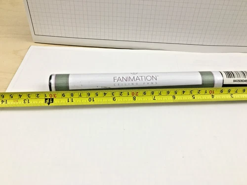 Fanimation DR1-12BL Downrod, 12-Inch x 1 Inch, 12" x 1", Black - 1 ea. - Picture 5 of 5