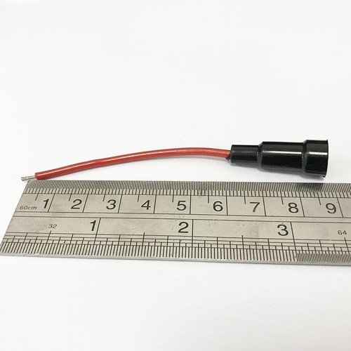 10pcs Car Auto Fuse Holder Case In-Line Black Red Plastic Screw Type With Wire - Picture 5 of 6
