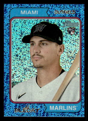 2023 Topps Heritage Baseball JJ Bleday # 385 RC Blue Sparkle