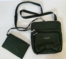 BAGGALLINI WOMEN'S POCKET CROSSBODY LIGHTWEIGHT BAG RFID BLOCKING GREEN