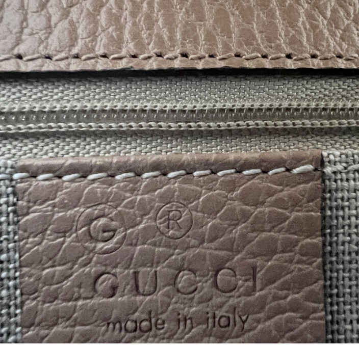 Authentic Gucci Calfskin Interlocking G Shoulder … - image 14