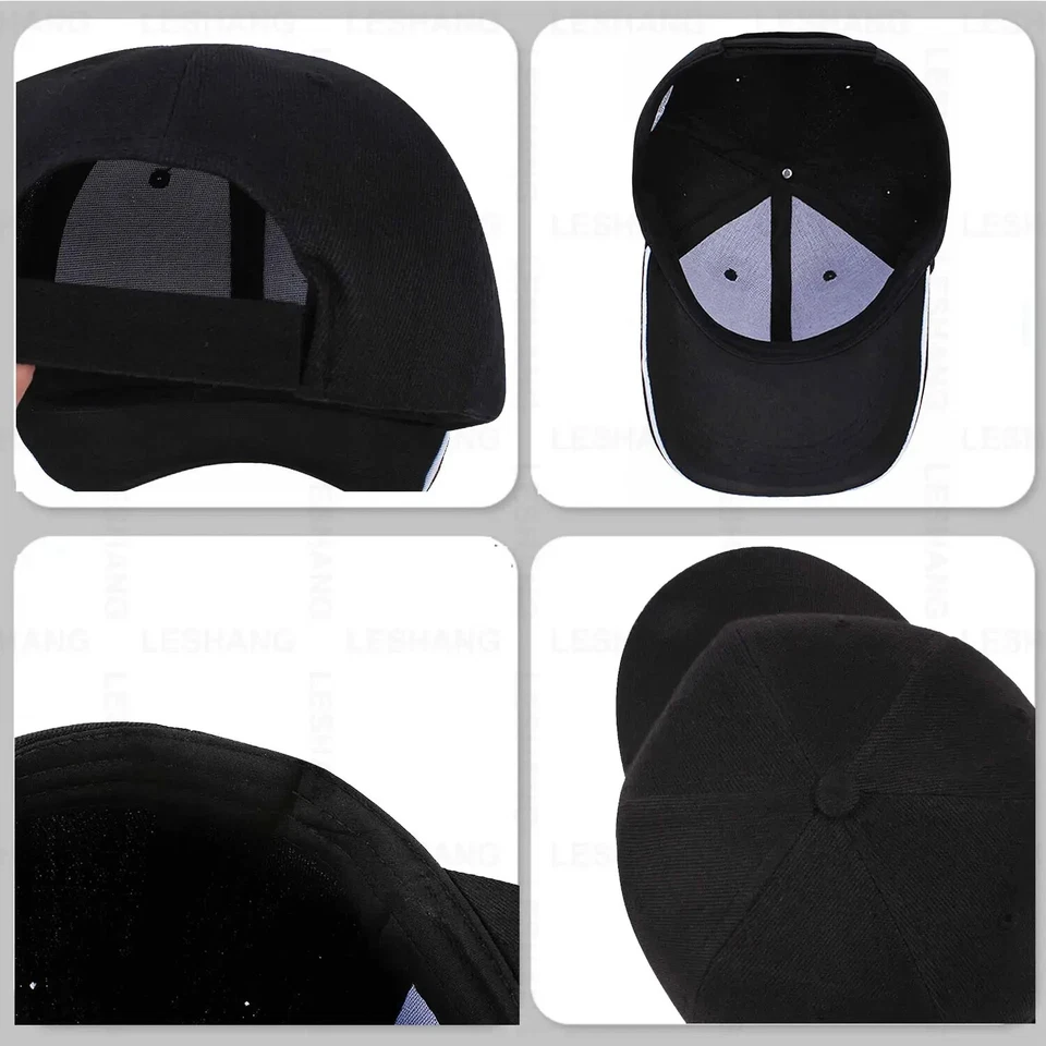 Casquette réglable pour homme et femme noir garçon blanche tendance rose - Photo 4/4