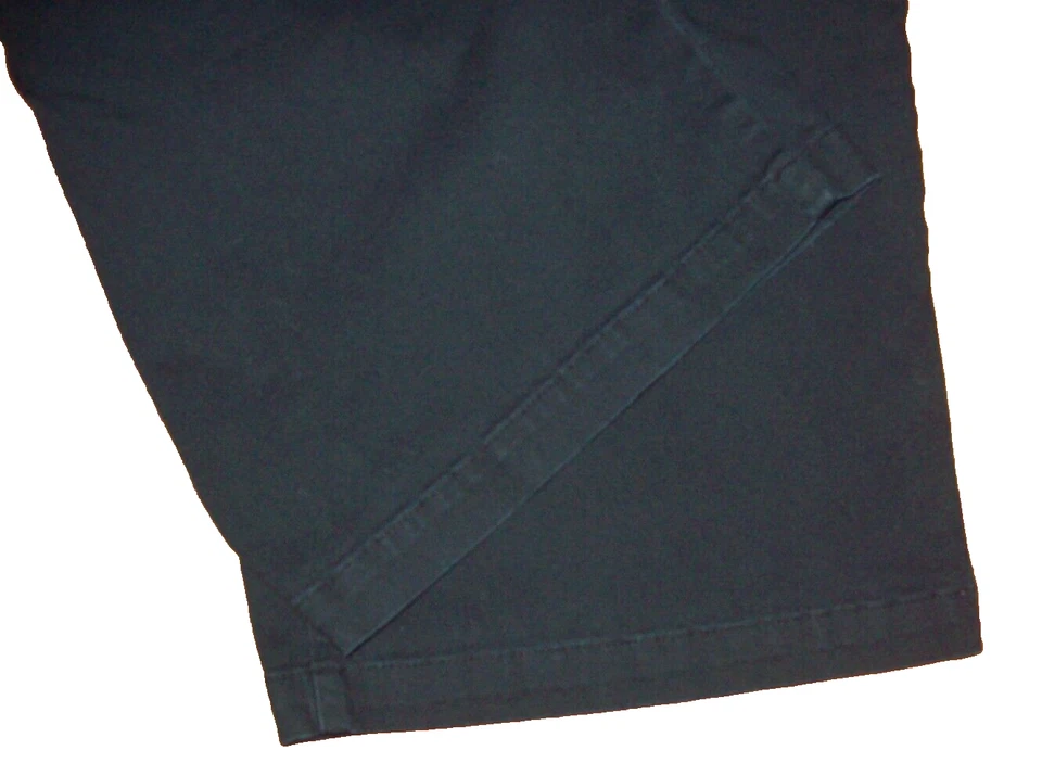 Jean Woman Within Talla Grande Pierna Ancha Fineline NEGRO Talla 20W Cintura Elástica Foto 3 de 4