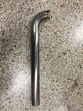 Zzp Universal Stainless Dump Tube Flanged For V-band For Tial Mvr 44mm Wastegate