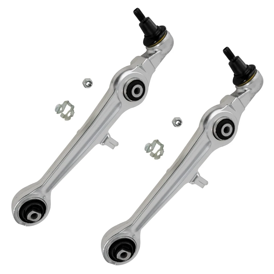 Nuevos brazos de control delanteros inferiores delanteros 4 piezas (2) + (2) barras de amarre exteriores para Audi A4 S4 Foto 3 de 4