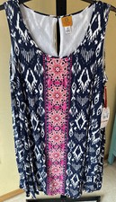 NWT Ruby Road Womens Lined Shift Dress Size 2X Plus Size