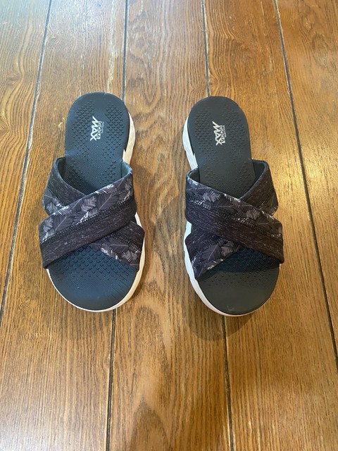 Skechers Goga Max Sandals 15306 Navy Blue/mult Sz US 10 for sale online | eBay