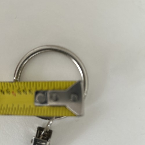 Curtain Clip Round Rings Qty: 24 Brushed Nickel 1 .5 ” Wide - Picture 7 of 7