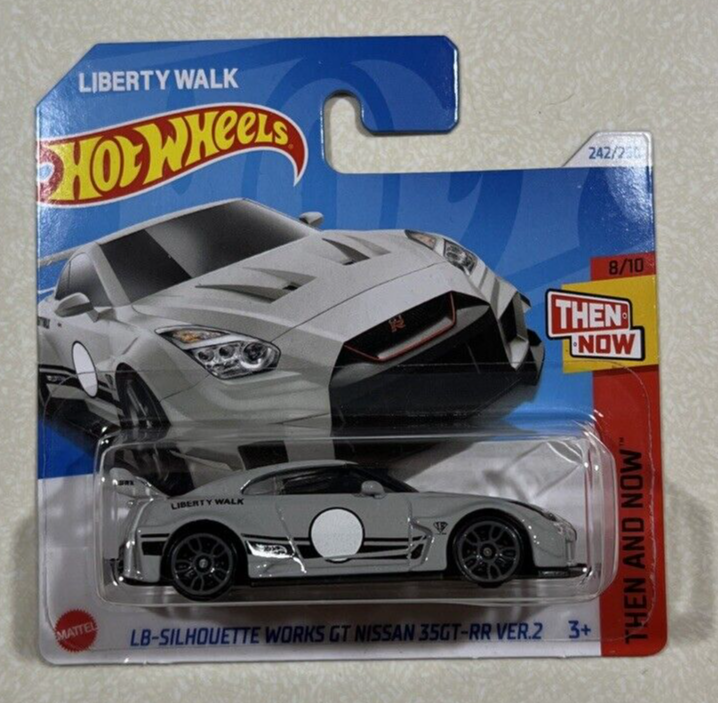 Hot Wheels LIBERTYWALK シルビア GTR35 エラー品 2 Hot Wheels JDM Liberty Walk Nissan GTR R35 White LB Silhouette