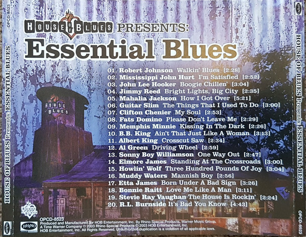 ブルースCD89年 hOUSE OF BLUESラジオショー4枚CD House Of Blues Presents : Essential Blues / CD | eBay