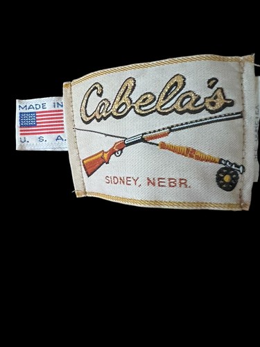 VTG CABELAS Size L Gore-Tex Hooded Mens Hunting Coat Game Jacket Pouch USA - Picture 16 of 24