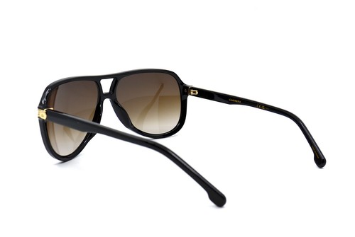 NUEVAS GAFAS DE SOL CARRERA 1045/S NEGRO MARRÓN DEGRADADO 61-13-145 - Imagen 6 de 11