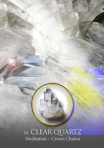 ETERNAL CRYSTALS ORACLE CARDS DIVINATION HEALING GUIDE Jade-Sky For Cat Resq - Picture 6 of 8
