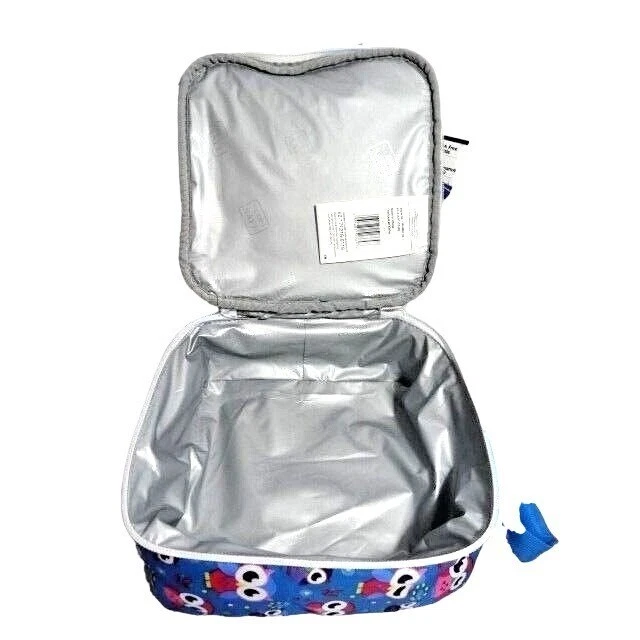 Kit de almuerzo aislado Arctic Zone Blue Owls contenedor de alimentos vaso bolsa de hielo regalo Foto 4 de 4