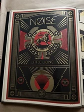 Little Lions Noise 16 Shepard Fairey Obey Giant Fine Art Screen Print Poster