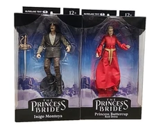 3 X The Princess Bride Collectible 7 inch Action Figures + Accessories Buttercup