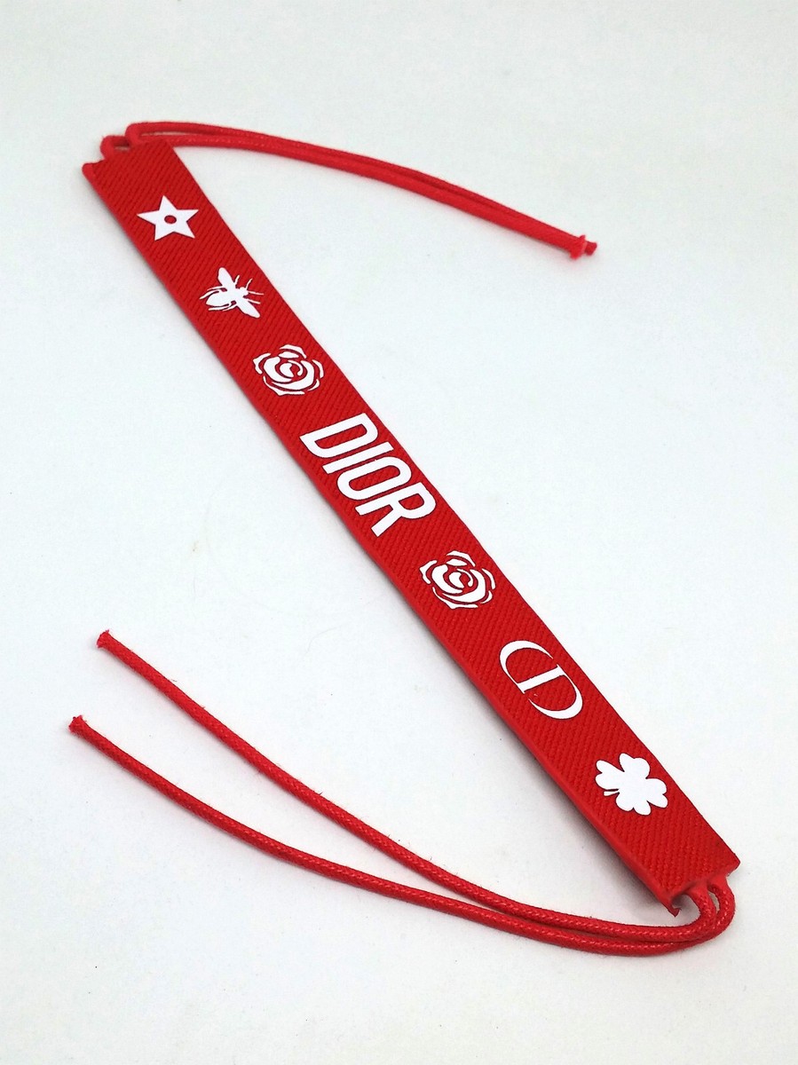 アクセサリー ChristianDior CHRIS1947 ribbon bracelet Authentic Christian Dior Ribbon Bracelet Silvertone Metal