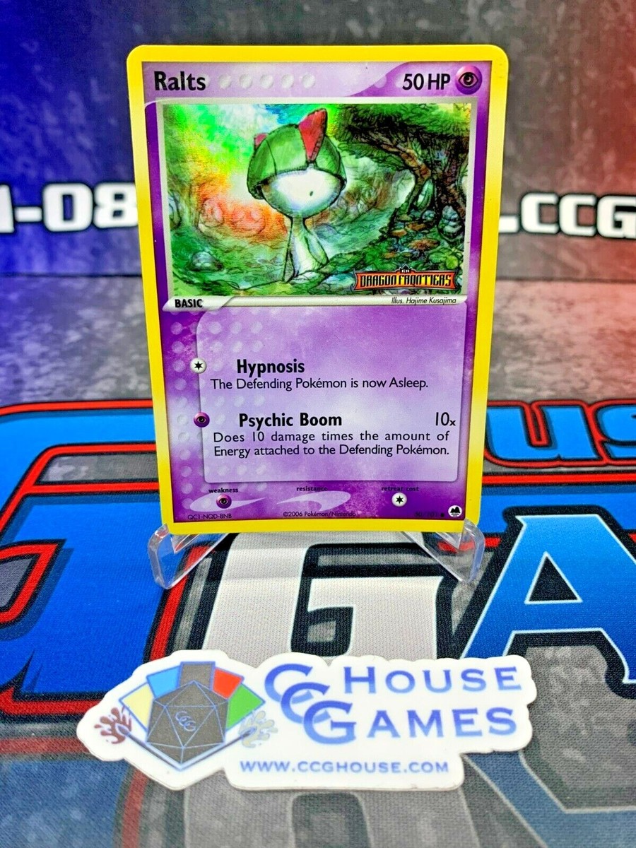 Ralts 60/101 EX Dragon Frontiers - Reverse Holo Stamped Pokemon