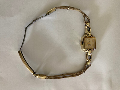 Vintage ELGIN De Luxe 17 Jewel 10K Gold Filled Women