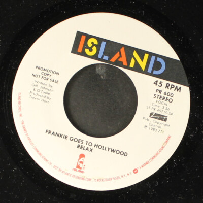 FRANKIE GOES TO HOLLYWOOD: relax / same ISLAND 7'' Single 45 RPM