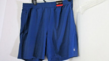 SPYDER Blue Lightweight Stretch ACTIVE SHORTS Zippered Side Pockets Men's Medium