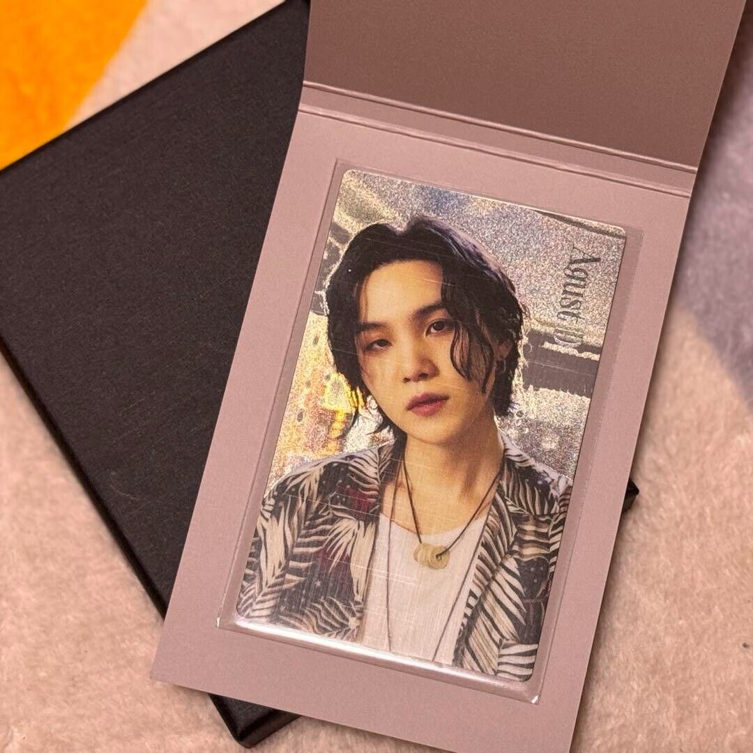BTS SUGA Agust D D-DAY Trading Photo Card Metallic Official BTS SUGA Agust D D-DAY Trading Photo Card Metallic Official
