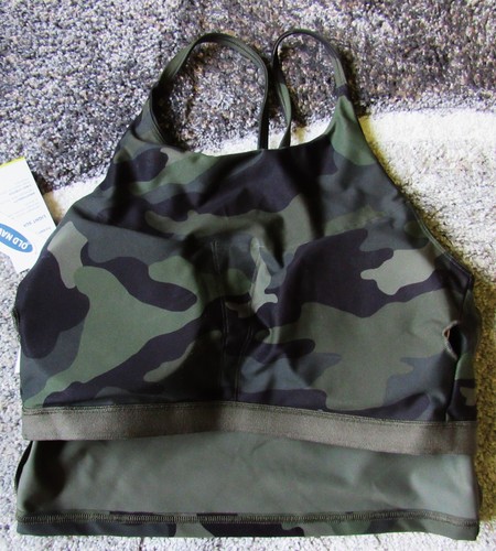 SPORT BH NEU MIT ETIKETT CAMAFLOUGE NECKHOLDER TOP BHFUTTER - Bild 4 von 4