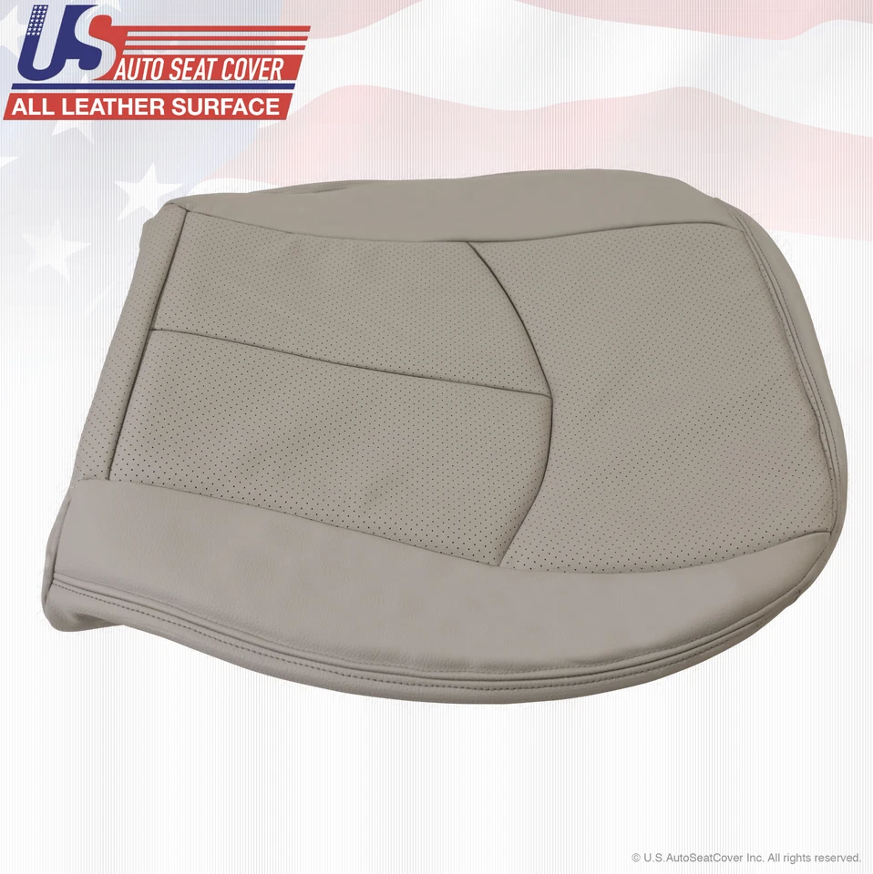 Mercedes-Benz E500 2004 2005 2006 cubierta inferior del conductor cuero perforado gris Foto 3 de 4