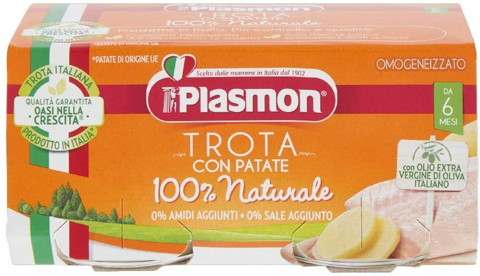 Plasmon Omogeneizzato Trota 24x80g