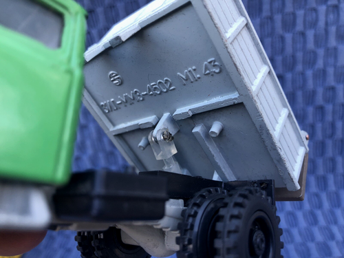 1:43 Zyl-MMZ-4502 Vintage Toy dump truck Metal Kam'yanets-Podilsky Ukraine - Picture 10 of 12