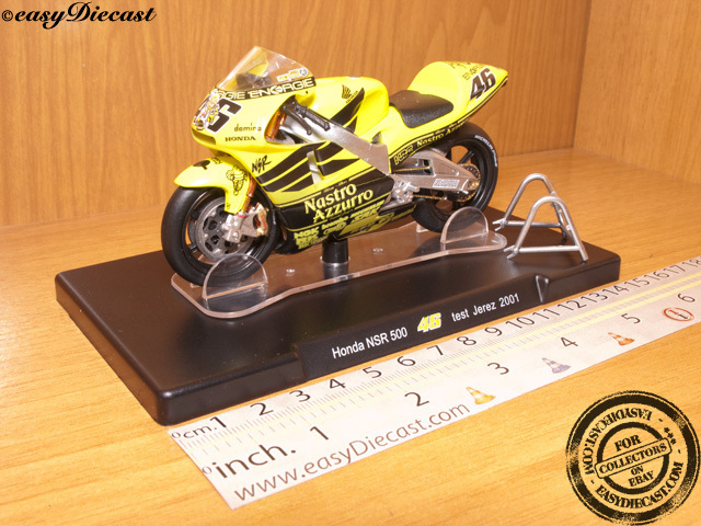 HONDA NSR 500 1/18 VALENTINO ROSSI TEST JEREZ 2001 #46 | eBay