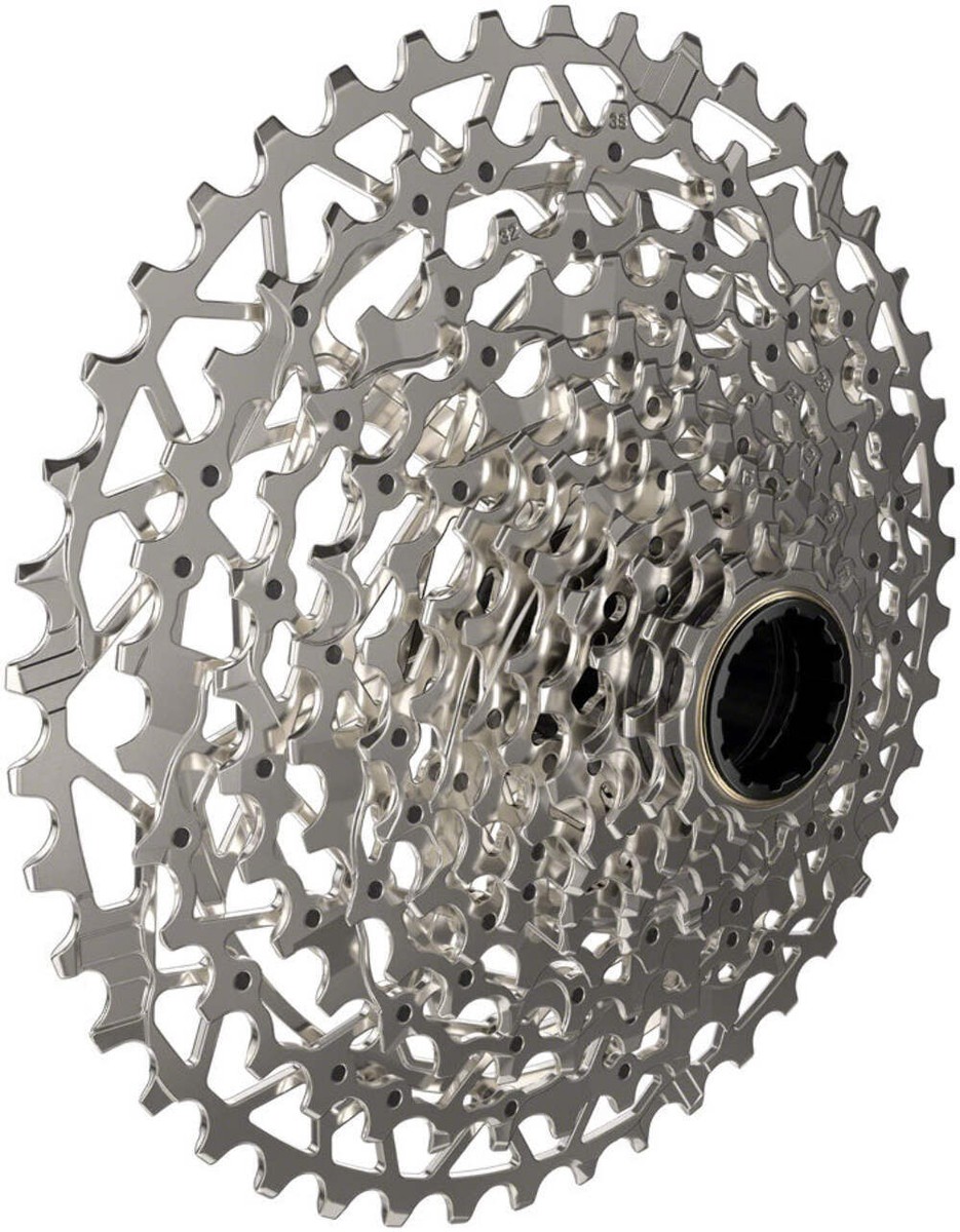 パーツ SRAM Cassette XG-1251 XPLR 12s 10-44T SRAM XPLR XG-1251 Cassette - 12-Speed 10-44t Silver For XDR