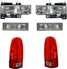 Headlights For Chevy Gmc Truck 1990 1991 1992 1993 Turn Signals Tail Lights
