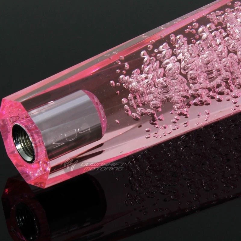 JDM VIP Diamante Cristal Manual Burbuja Cambio Perilla 150mm ROSA Para Chevrolet Foto 3 de 4