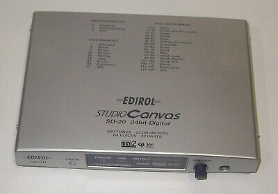 Roland Edirol Sd-20 Studio Canvas Midi Module for sale online | eBay