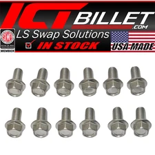 350 Chevy SBC Intake Manifold Flange Bolt Set Kit LT1 5.7L Small Block V8 Sta...