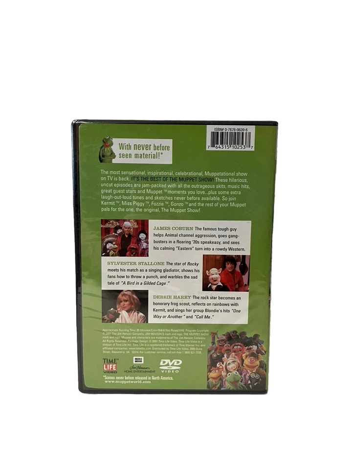 Best of The Muppet Show (DVD, 2001) James Coburn Sylvester Stallone NEW SEALED - Image 2 of 4