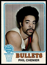 1973-74 Topps #113 Phil Chenier - Capital Bullets GRANDCARTEL