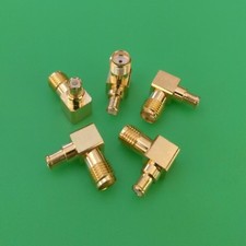  5 PCS Right Angle SMA Female to MCX Male Connector - USA Seller