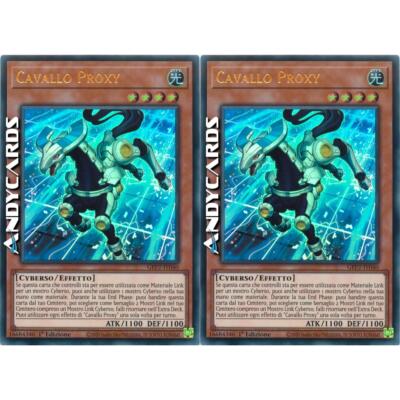 2x PROXY PFERD   (Proxy Horse)   Ultra R   GFP2 IT040   1Ed   Yugioh ANDYCARDS