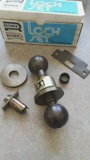 LOCKSMITH RUSSWIN 420-US10B HEAVY DUTY PRIVACY SET CAST ROSE AND KNOB