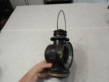 Vintage Brass Era Driving Hand Lamp 1900s Teens Buggy Carriage Light - Parts Vintage Brass Era Driving Hand Lamp 1900s Teens Buggy Carriage Light - Parts