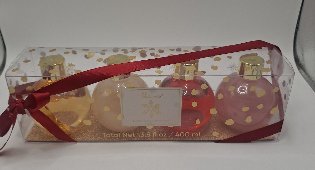 Lila Grace Bath Collection Gift Set Bubble Bath Shower Gel -Brand New-image