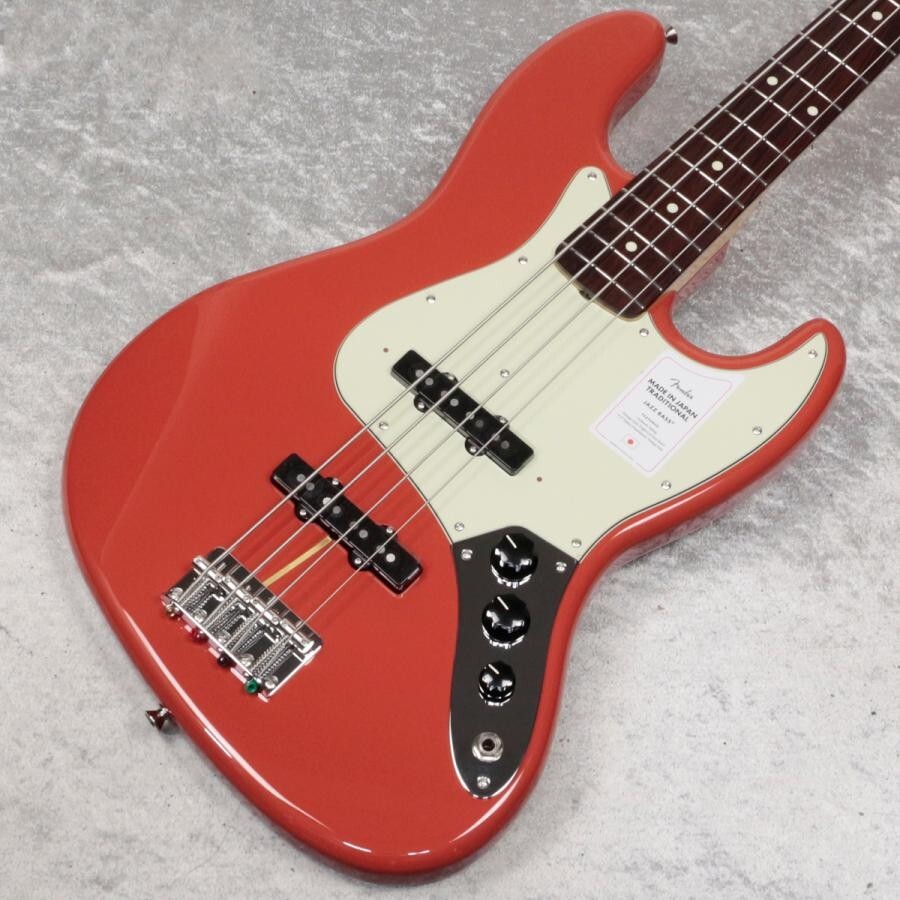 Fender Made in Japan Traditional 60s Jazz Bass Fiesta Red | eBay