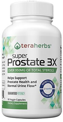 teraherbs Super Prostate 3X - Bladder Control & Support for Enlarged Prostate...